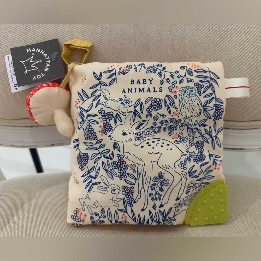 🦢 Soft Baby Book NWT Soft Stuffed Baby Animal Luxury Soft Toy Book